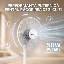 VENTILATOR CU PICIOR HEINNER HSF-M50WH - Img 11