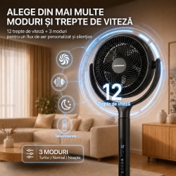 VENTILATOR CU PICIOR HEINNER HSF-MAT24DC - Img 10