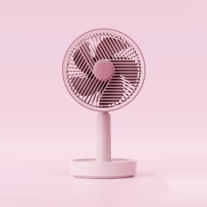 Ventilator portabil 3W, incarcare USB-C, 3 viteze, unghi reglabil, diverse culori - Img 3