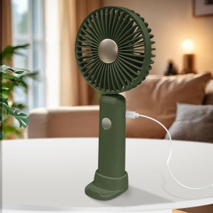 Ventilator portabil 6W, incarcare USB-C, 6 viteze, unghi reglabil, diverse culori - Img 3
