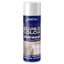 Vopsea spray, acoperire pete, alb, interior, 400 ml, Bostik