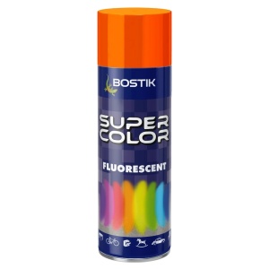 Vopsea spray, portocaliu fluorescent, interior / exterior, 400 ml, Bostik