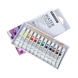 Acuarele tempera, 12 culori, 6 ml