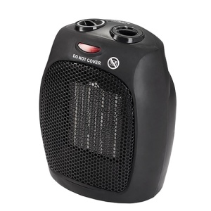 Aeroterma de podea, ceramica, 1500 W, 2 trepte incalzire, termostat reglabil, aer cald / rece, AD-7702, Adler, Negru