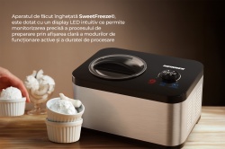 Aparat de făcut înghețată HEINNER SweetFreeze HICM-DW154SSBK - Img 7