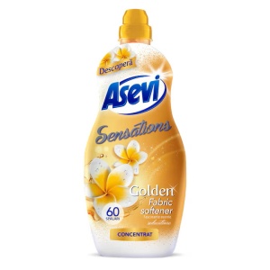 Asevi, Balsam de rufe, Sensations Golden, 60 spalari, 1440 ml