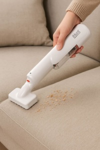 Aspirator de mana, 100 W, fara fir, Bro Vacuum Cleaner 3 in 1, iHunt - Img 5