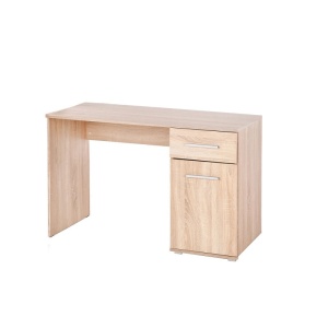Birou HM Lima B1, cu usa si sertar, PAL melaminat, 120x55x75 cm, stejar sonoma - Img 3