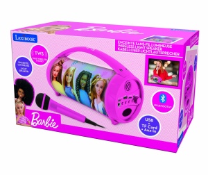 BOXA CU MICROFON SI LUMINI, BARBIE