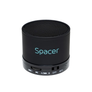 Boxa Spacer TOPPER, portabila, 3W RMS, control volum, acumulator 520mAh, FM, microSD card, functie Handsfree (telefon) - Img 1