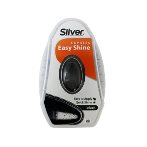 Burete silicon, cu rezervor, intretinere incaltaminte, Negru, 6 ml, Silver