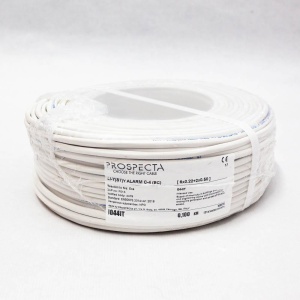 Cablu alarma 6 x 0.22 + 2 x 0.50 premium, cupru 100%, cod: I044IT, Li-Y (ST)Y, made in Italy, utilizare pentru sisteme de alarma, manta exterioara PVC alb, ecranare: folie de aluminiu laminata, raza de curbura 10x diametru, Peak Operating Voltage 250,
