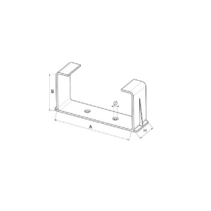 Clema Fixare Tub Ventilatie 55x110 - Img 2