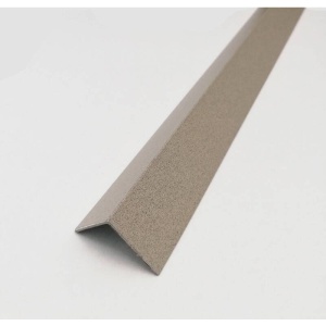 Cornier aluminiu cu dublu adeziv 20x20mm 1m gri deschis