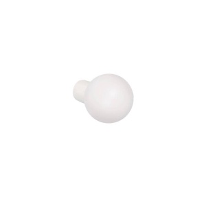 Cuier lemn Ball alb