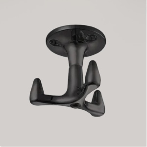 Cuier triplu rotativ negru – Design modern si functionalitate