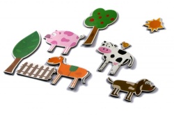 "Ferma AnimalelorO experiență magnetică distractivăCompleteazăcunoștințele de zoologie ale copilului tău într-un moddistractiv. Idealipentru preșcolari, cei 24 de magneți ce ilustreazăanimale domestice vorstârni nevoia de cunoaștere a celor mici și îivor