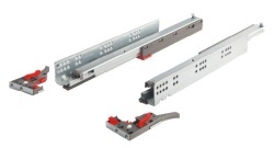 Glisiera Synchro Hafele 350 mm, extractie totala cu tip-on si reglaj 3D