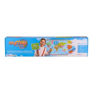 HARTA LUMII BILINGVA, RO/EN CU CREION INTERACTIV, MOMKI - Img 4