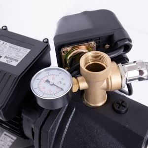 Hidrofor cu pompa autoamorsanta, 900 W, fonta, debit 3480 l/h, inaltime refulare 47 m, vas de expansiune 24 Litri, Gri - Img 6