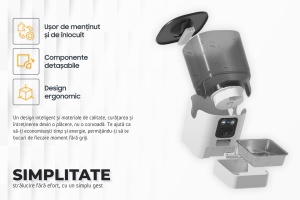 Hranitor automat Smart 6L cu camera, iHunt - Img 2
