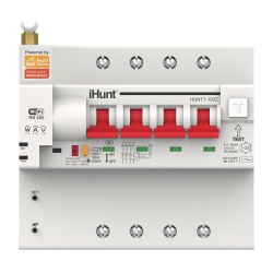 iHunt Home WIFI Smart Metering Leakage Circuit Breaker 4P 16A - Siguranta automata inteligenta cu contorizare - Img 2