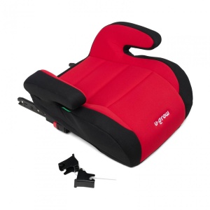 Inaltator auto 125-150, omologare R129 cu isofix , negru/rosu, U-Grow - Img 4