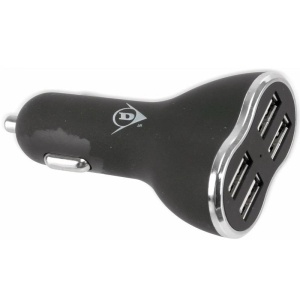 Incarcator Auto Dunlop cu 4 Iesiri USB - Rapid si sigur - Img 2