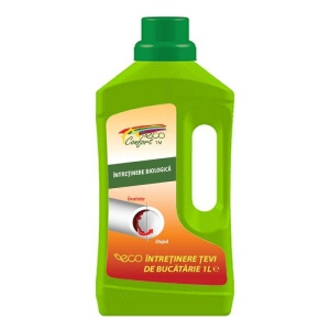 Intretinere biologica tevi bucatarie Eco Confort 1L