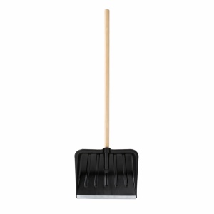 Lopata pentru zapada, coada lemn 121 cm, cupa 46 x 40 cm, protectie metalica