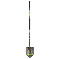 Lopata rotunda zincata, 148 cm, coada din fibra de sticla, Evotools