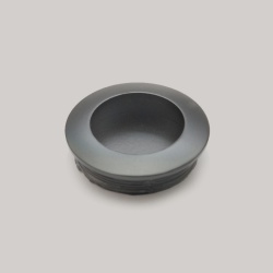 Maner ingropat 16125, pentru mobilier, 40 mm, negru mat