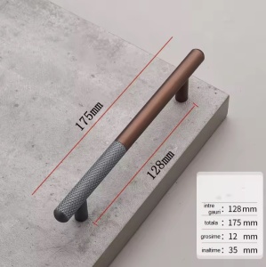 Maner Velar 128mm metalic bronz – Design modern si durabilitate - Img 2