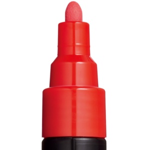 Marker Posca PC-5M varf rotund, 1.8 - 2.5 mm, Rosu - Img 3