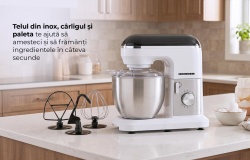 Mixer planetar Heinner GalaxyGourmet HPM-1010WHBK - Img 10