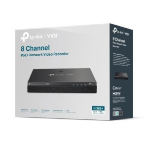 NVR PoE TP-Link VIGI 8 canale 2008H-8MP ; 93W, 8 MP,2 SATA Interface, max 20TB, H.265+; ONVIF, etecție mișcare, linie, intruziune, persoane, vehicule etc. - Img 4