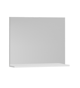Oglinda baie cu polita GN0551, dreptunghiulara, PAL, 80 cm, alb