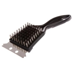 Perie 2 in 1 pentru gratar 20.5 cm, KMT Style