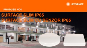 Plafoniera LED pentru baie cu senzor de miscare Ledvance SURFACE SLIM SQUARE 200, 19W, 2000 lm, lumina neutra (4000K), IP65/IK10, 200x200x55mm, Alb - Img 2