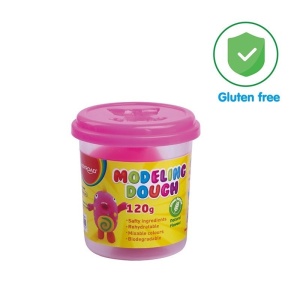 Plastilina la borcan, 120 g, Roz