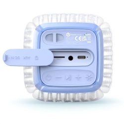 PowerLocus Set Boxa portabila Aero Bluetooth cu microfon wireless Albastru (waterproof) - Img 5