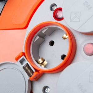 Prelungitor rola 20m, 4 prize cu impamantare, capac protectie, 3 x 1.5 mm, IP44 - Img 6