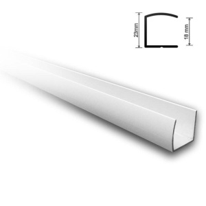 Profil aluminiu U 2,5m