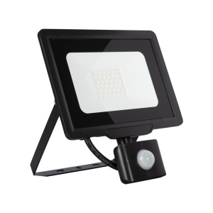 Proiector LED, senzor miscare, 30 W, 2700 lm, lumina rece, 125 x 156 x 70 mm, Negru, Novelite - Img 2