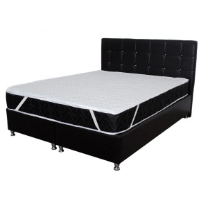 Saltea cu arcuri, Superortopedica Luna 140x200x20 cm, plasa de arcuri Bonell, sistem de aerisire perimetral, Saltsib plus husa hipoalergenica, lavabila la 95 C - Img 3
