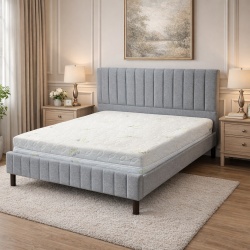 Saltea ortopedica Holiday Perfect Dream 180x200x25 cm, arcuri pocket, 7 zone confort, spuma memory, husa detasabila, fermitate medie - Img 1