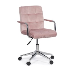 Scaun birou copii OFF 328V, ergonomic, catifea, inaltime reglabila, rotativ, 80 kg