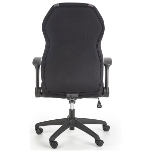 Scaun directorial HM Jofrey, gaming, tapiterie stofa, cadru polipropilena, mecanism de balans, cotiere incluse, 100 kg, gri negru - Img 3