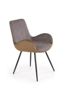 Scaun living HM K392 gri-maro