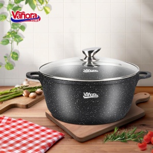 SEMIOALA ALUMINIU TURNAT 28x12.5CM, 7.6 L, CLASSIC, VANORA HOME - Img 2
